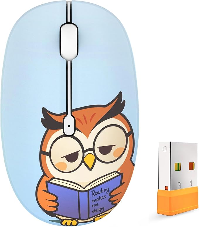 Sleepy Book Owl