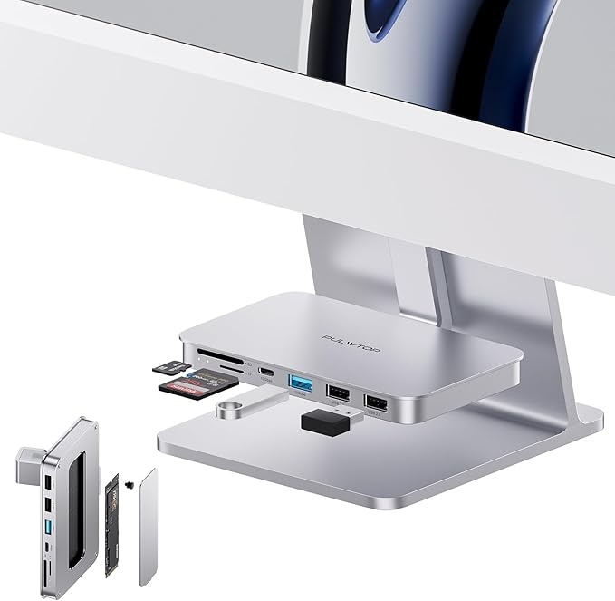 Siver- USB C Hub for iMac