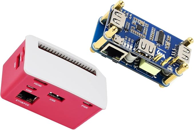PoE ETH USB HUB B with BOX