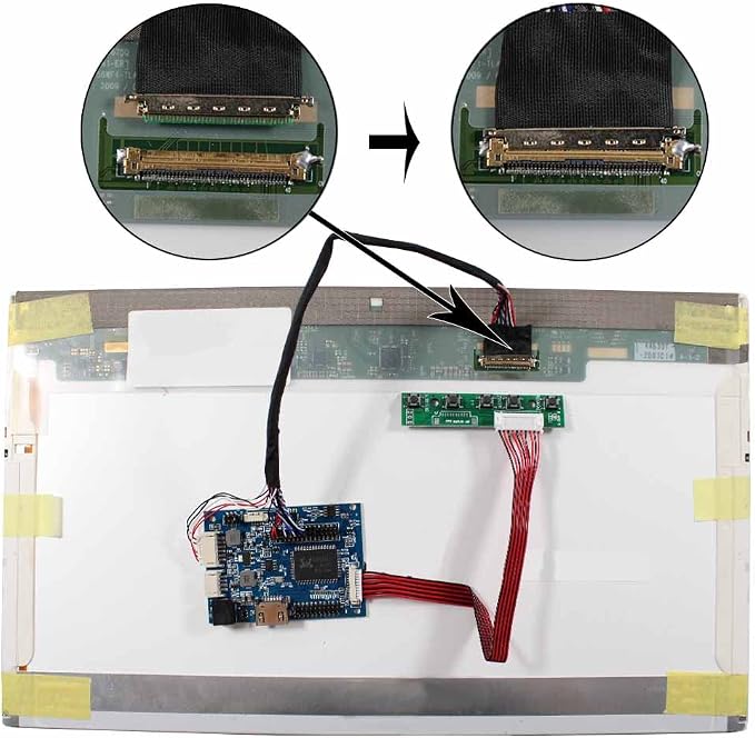 For 1366x768 LVDS LCD Screen