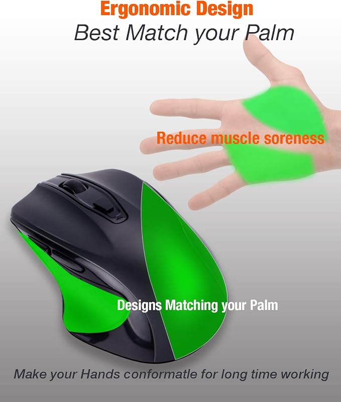 2.4G Rechargeable Mouse-Black