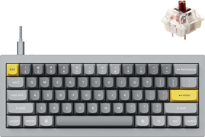Gray (Gateron G Pro Brown Switch)