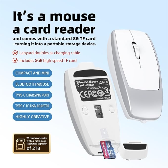 Silver / With 8GB TF Card