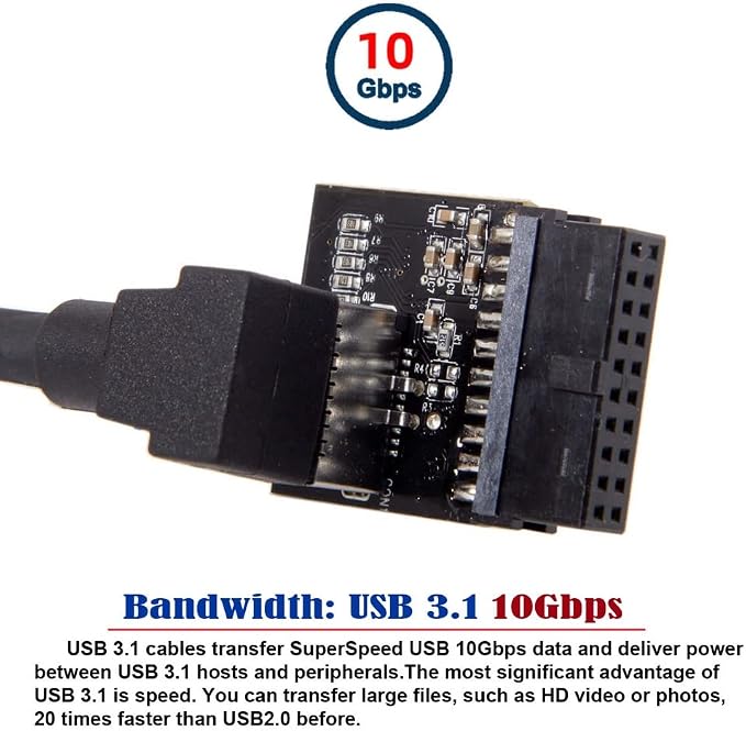 USB3.0-20Pin to Type-E Header