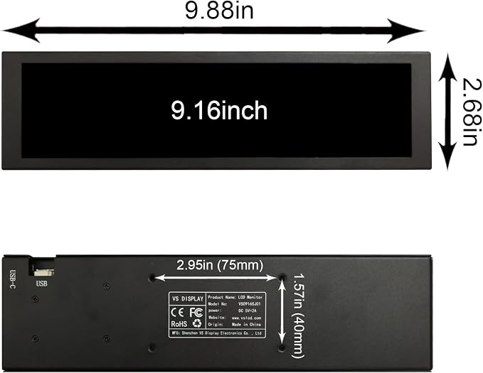 9.16'' Black