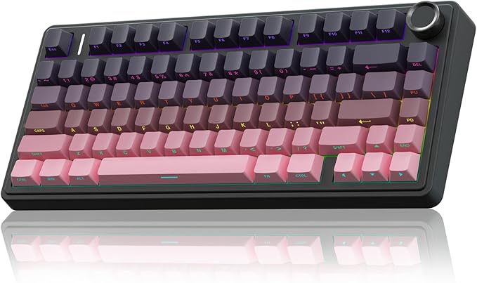F75 Pro-Gradient Pink Black