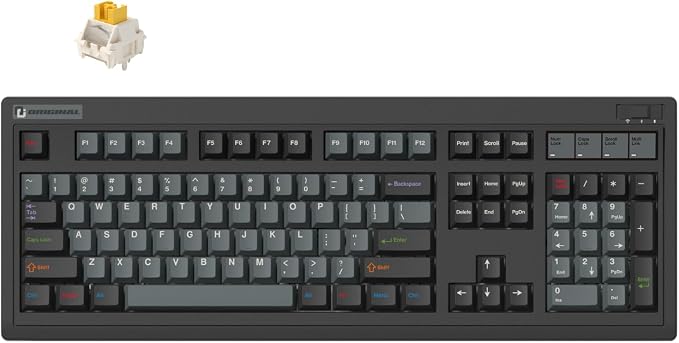 104 Keys-Black
