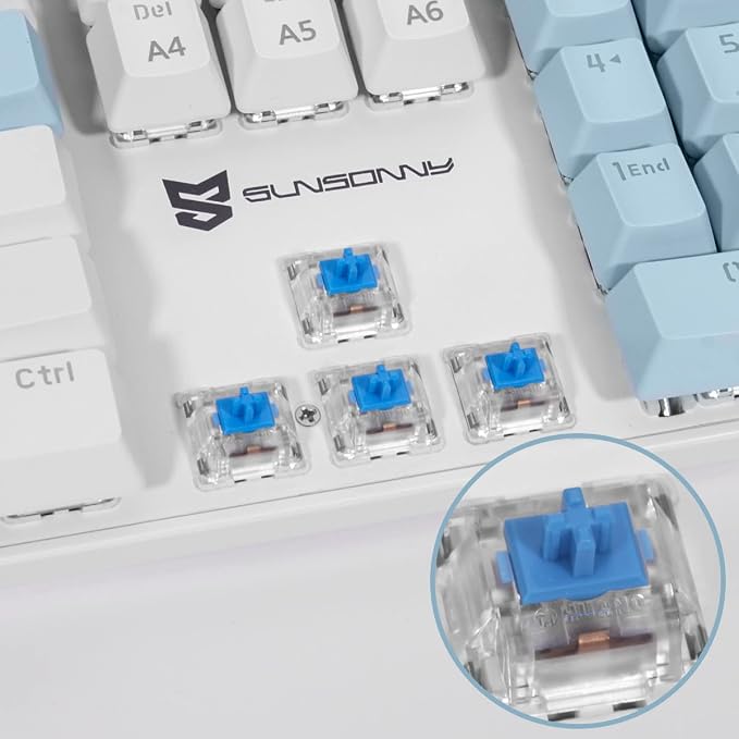 Blue Switch Blue & White