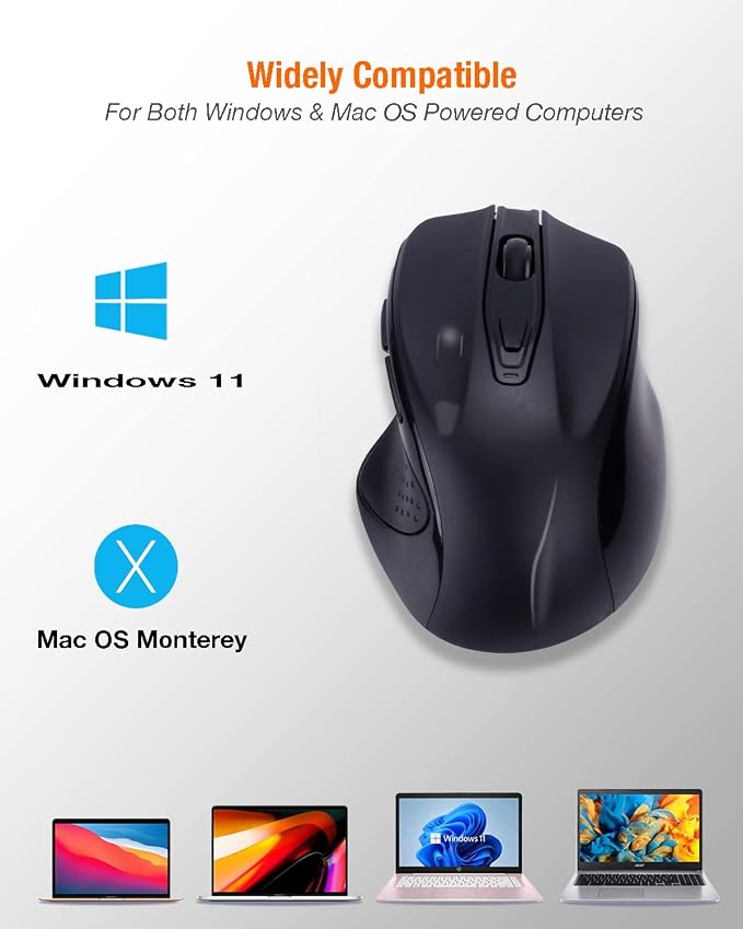 2.4G Rechargeable Mouse-Black