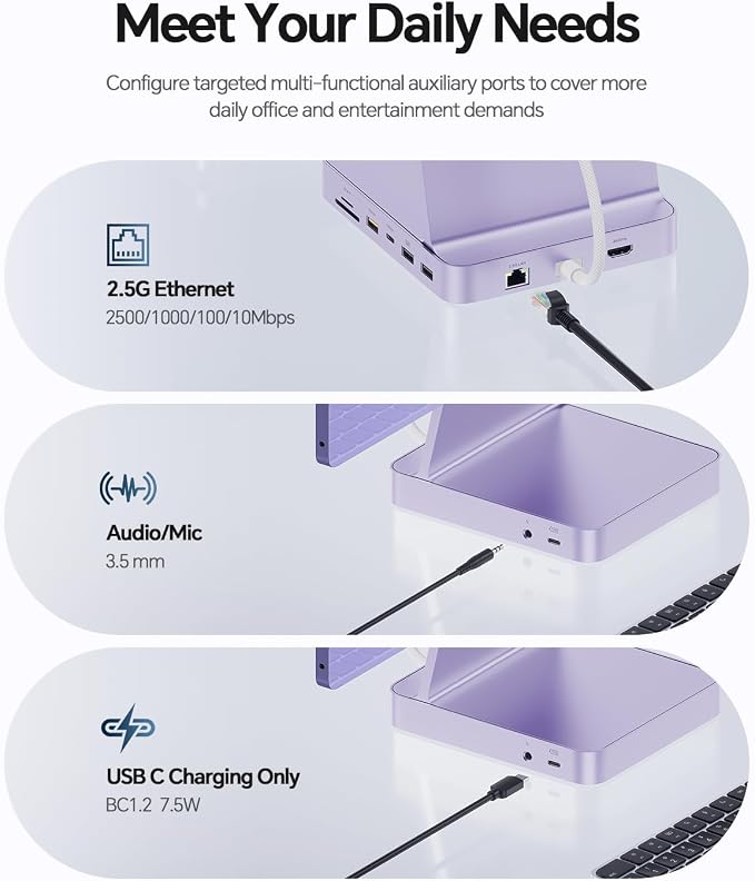 iMac Dock- Purple