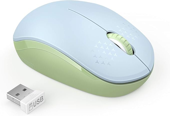 Light Blue and Green