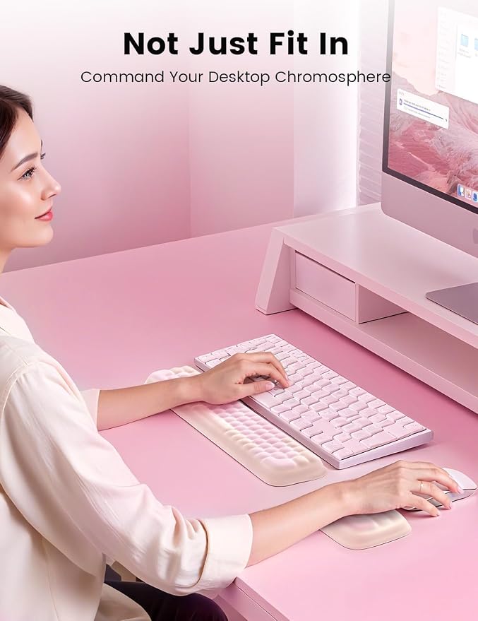 Pastel Pink and Pale Peach