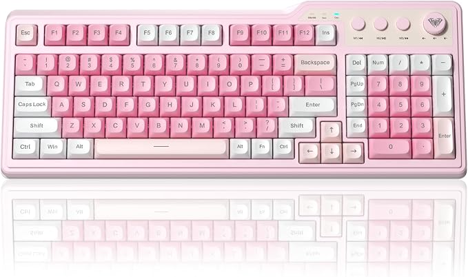 White & Pink