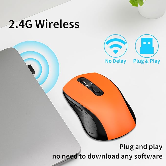 AT268-Orange & Black