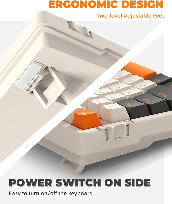 Off-white & Orange/Red Switch