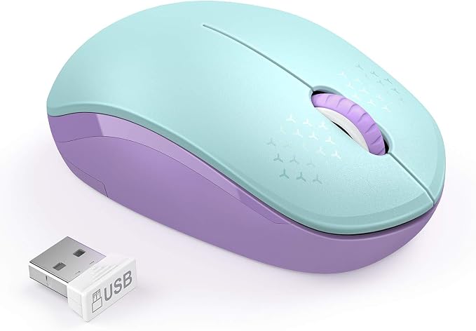 Mint Green and Purple
