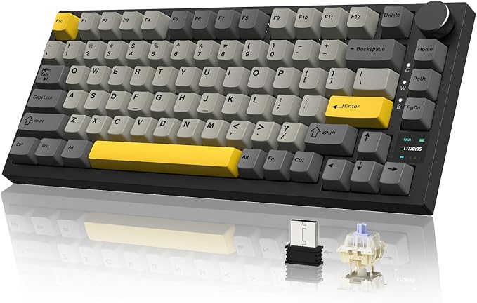 black grey yellow/gift switches