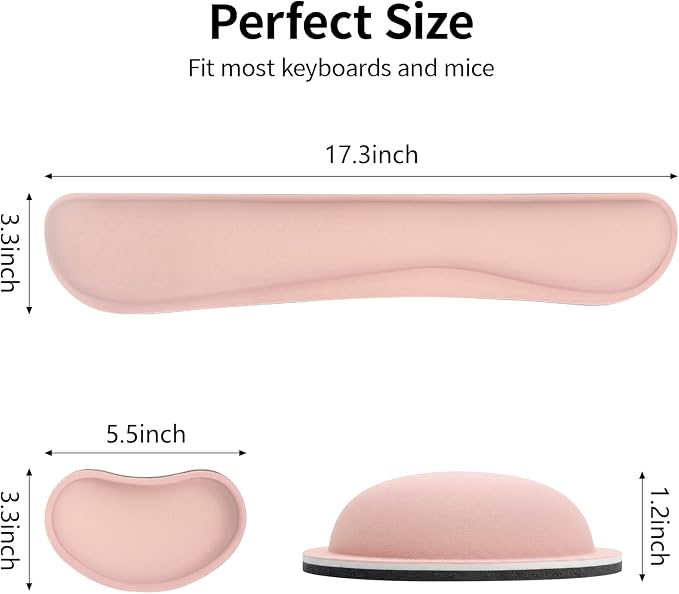 Pink - 2 Wrist Rest