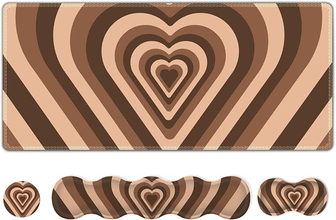 Lovely Brown Hearts