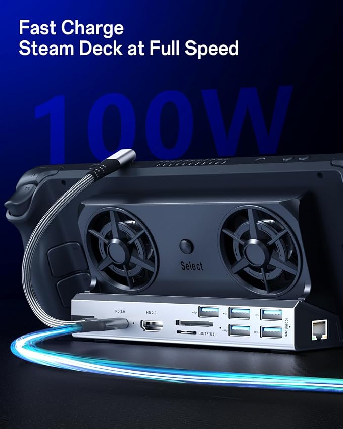 13-in-1 Dual Cooling Fan