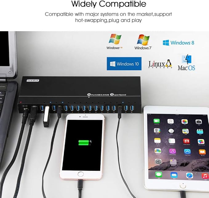 16 port usb3.0 120W