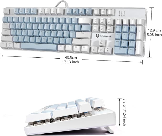 Blue Switch Blue & White