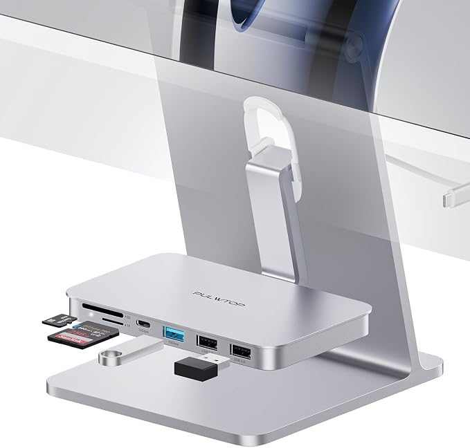 6-in-1 Sliver USB C Hub for iMac