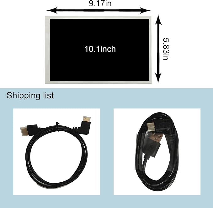 10.1'' LCD White