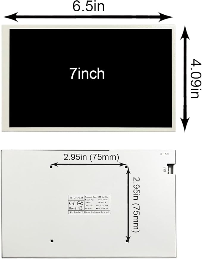 7'' White