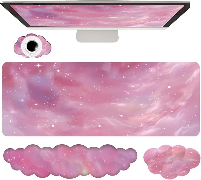 4pcs Pink Galaxy