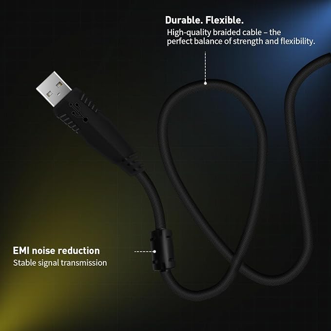 Wired Yellow Mouse