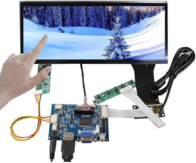 10.3'' touchscreen+VGA/AV Board