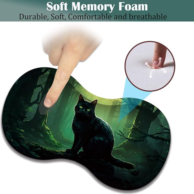 Black Cat Green Forest