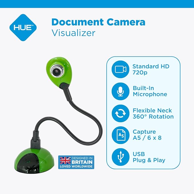 Green Camera with Carry Case