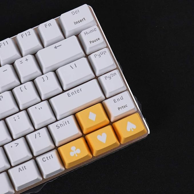 Whitepokerkeycaps