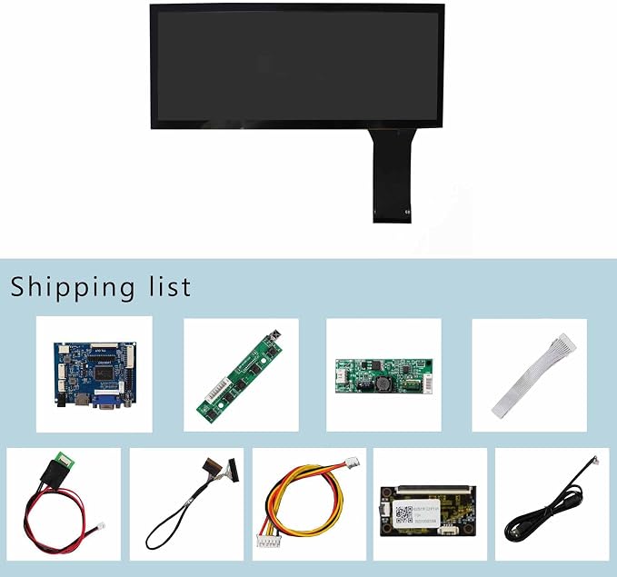 10.3'' touchscreen+VGA/AV Board