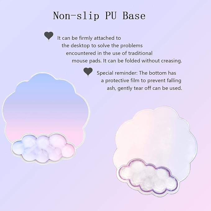 3pcs Gel Blue Pink
