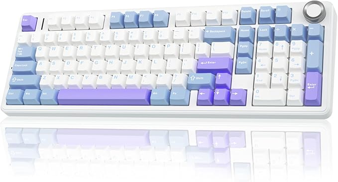 With Knob-White&Blue&Purple