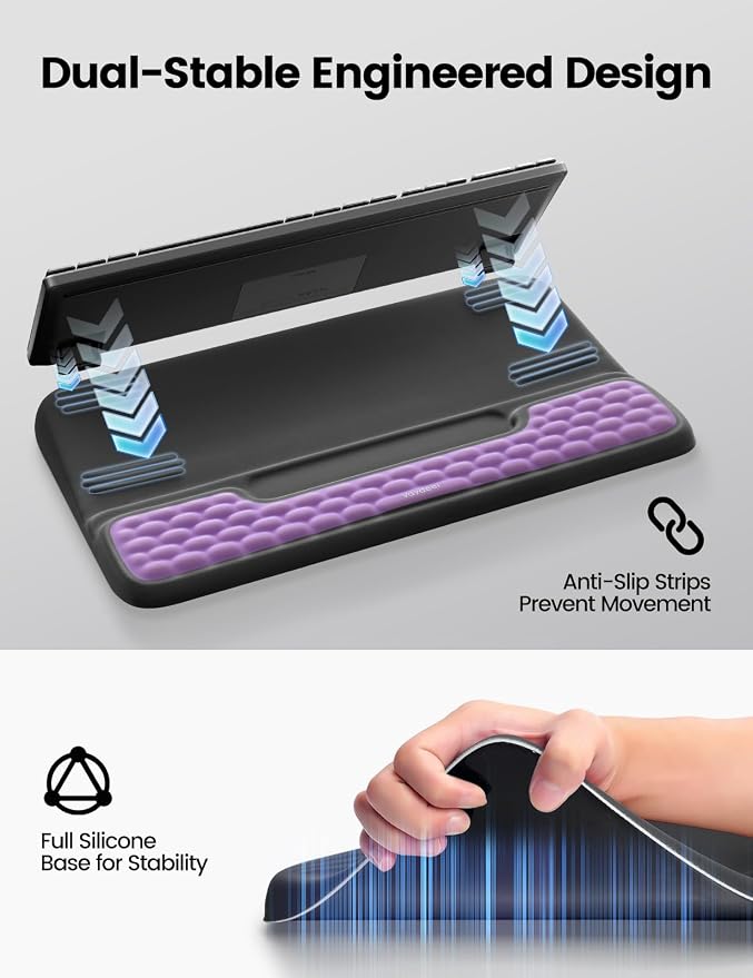 Purple and Black