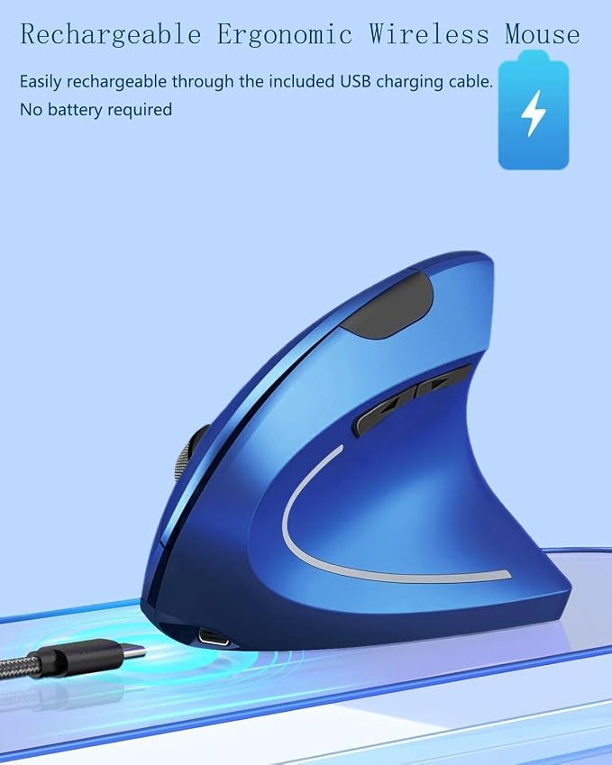 Blue - Right hand - rechargeable
