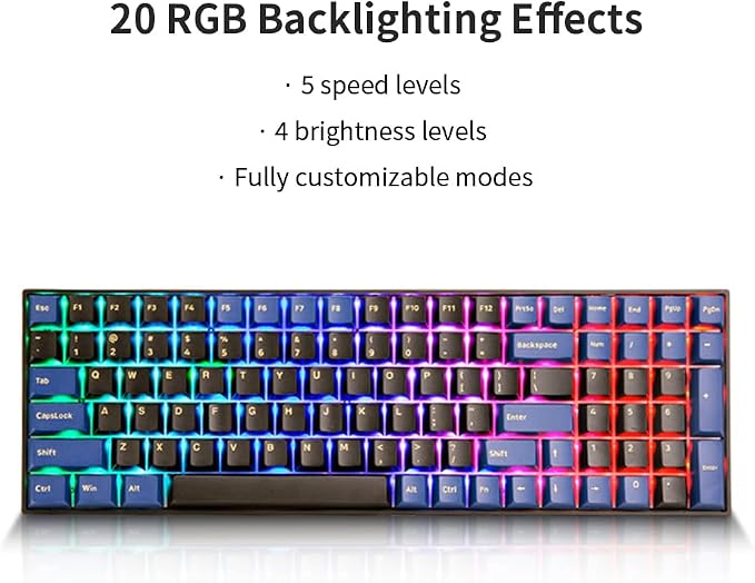 BlueBlack Keyboard-G-Silver Switch