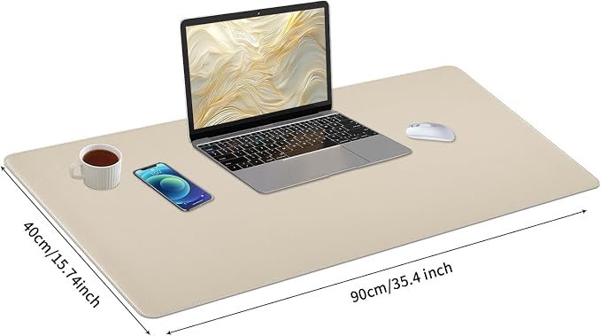 Beige-stitched Edges