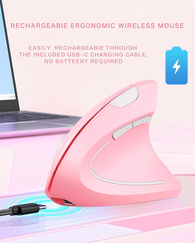 Pink - Right hand - rechargeable