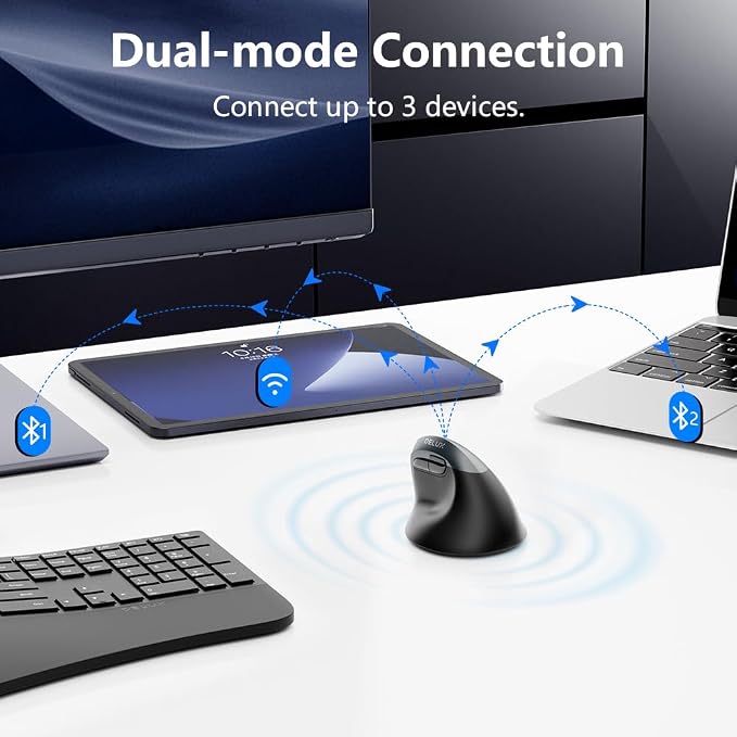Black&gray-2.4G+BT 5.2