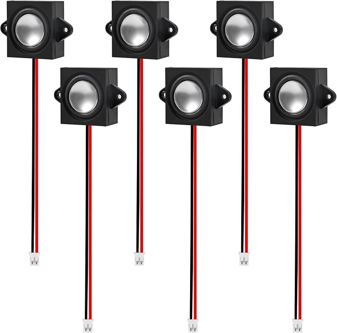6Pcs 3W 8O JST-PH2.0 Interface(square)