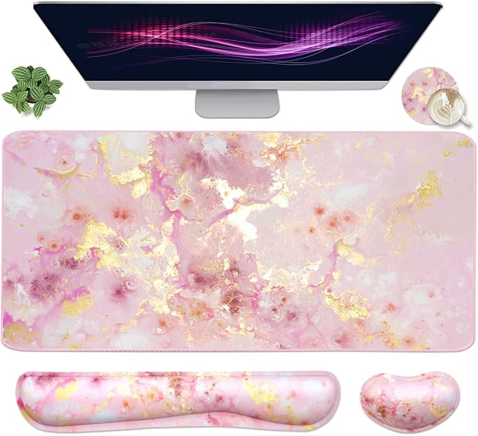 Pink Gold Marble