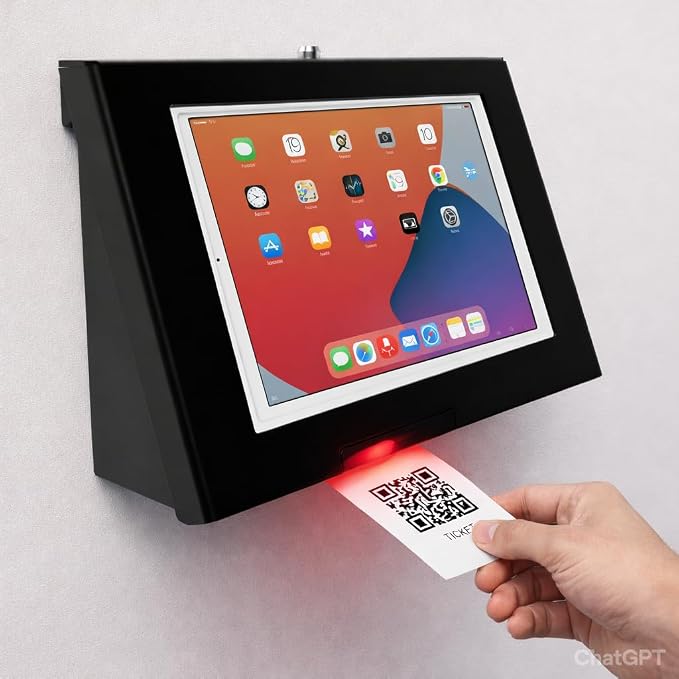 Black w Barcode Scanner
