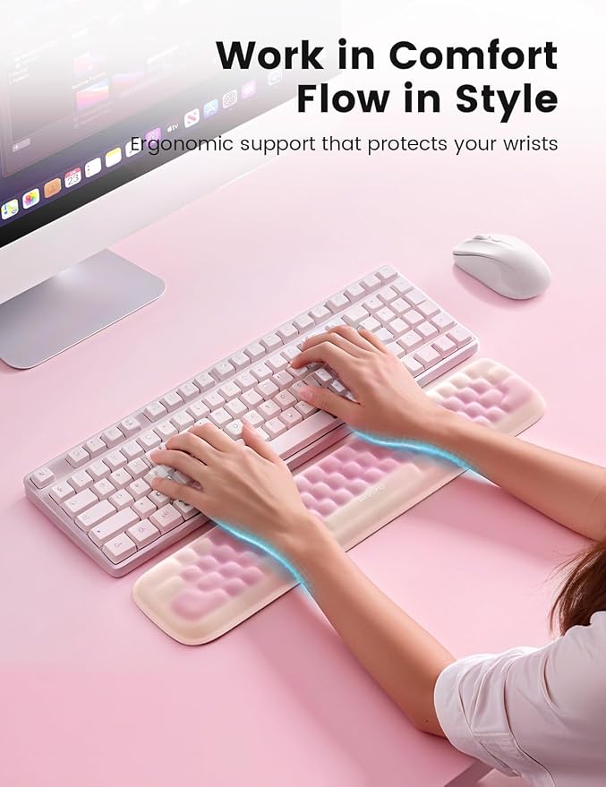 Pastel Pink and Pale Peach