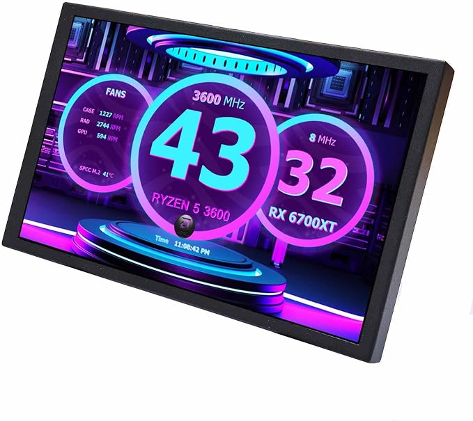 8'' LCD Black