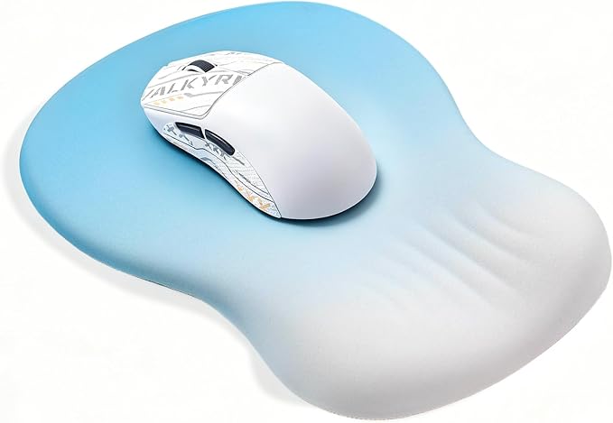 blue mouse wrist rest